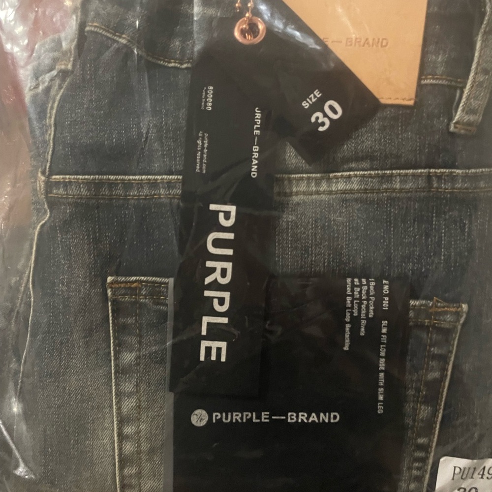 Purple Brand Men's Skinny Jeans in Blue